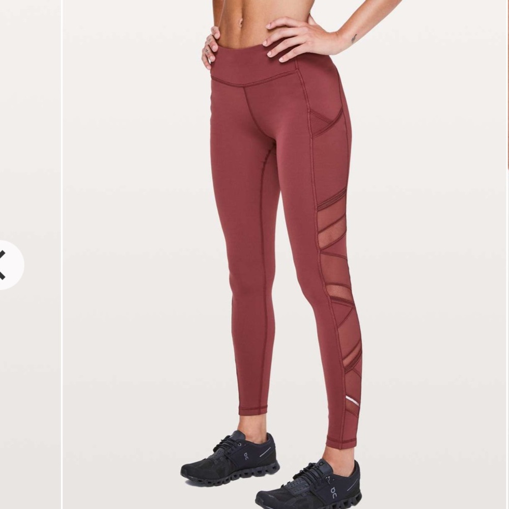Lululemon Speed Up Tight Mesh Leggings